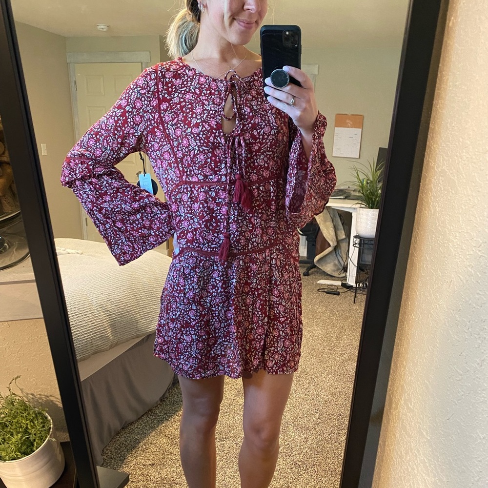 Bell sleeve dress